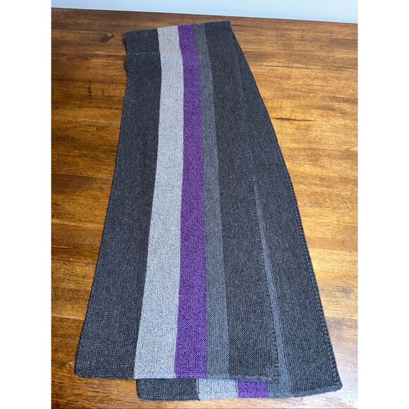 Banana Republic Fine Italian Merino Wool Striped Scarf - Picture 1 of 2